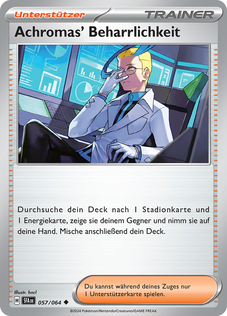 Achromas' Beharrlichkeit