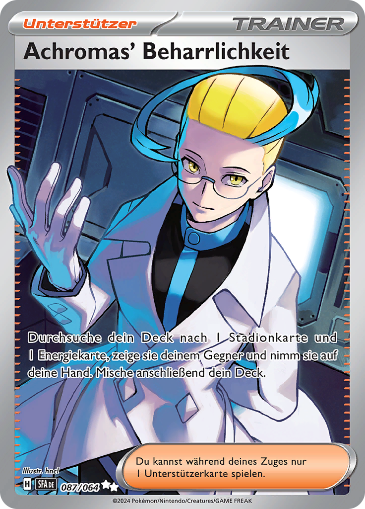 Achromas' Beharrlichkeit