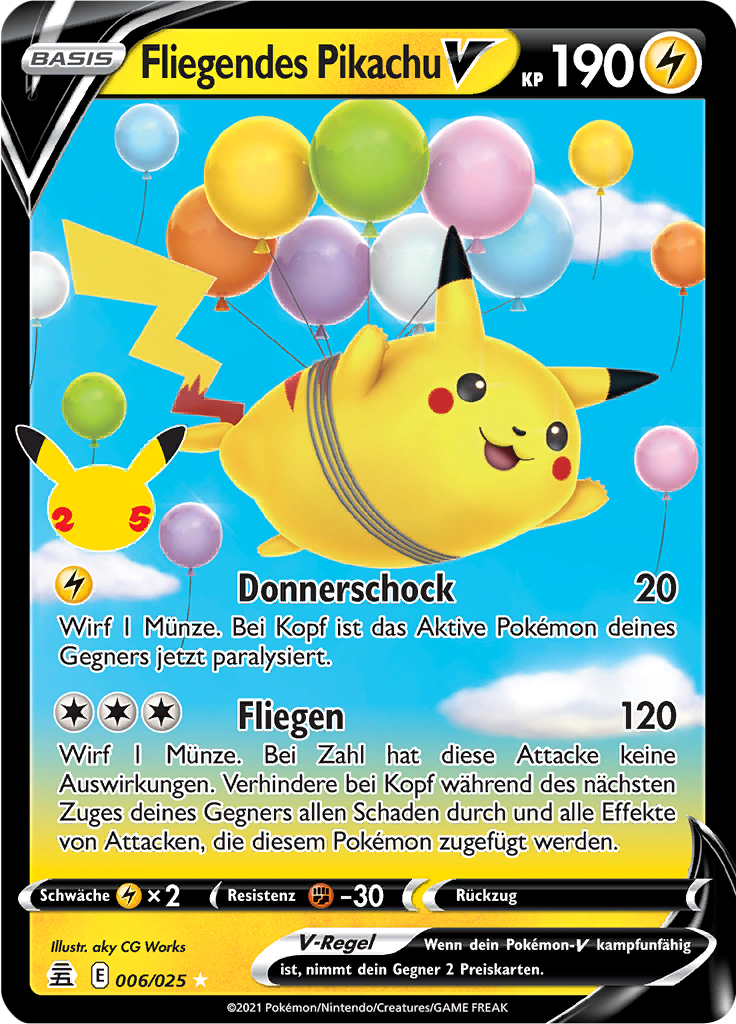 Fliegendes Pikachu V