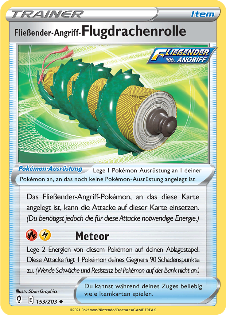 Fließender-Angriff-Flugdrachenrolle