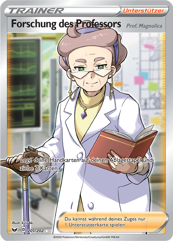 Forschung des Professors