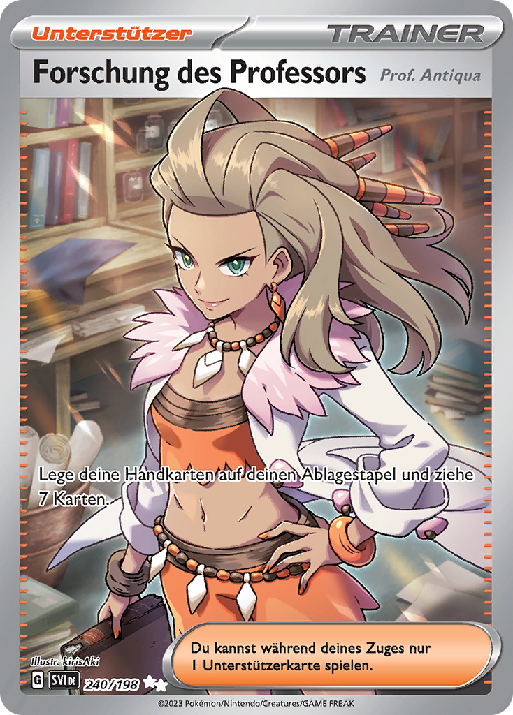 Forschung des Professors