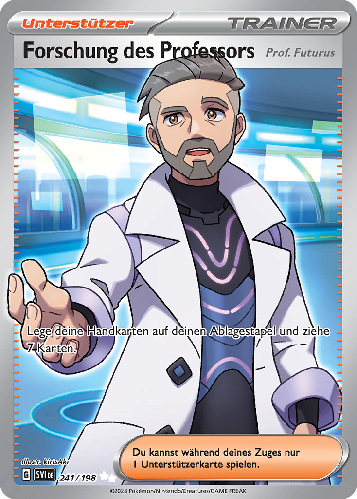 Forschung des Professors