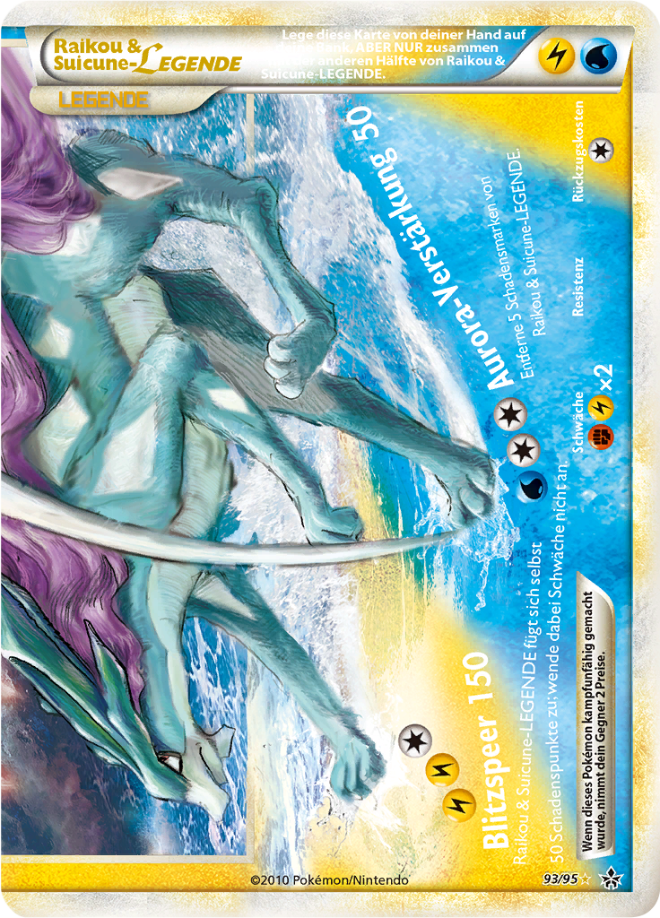 Raikou- & Suicune-LEGENDE
