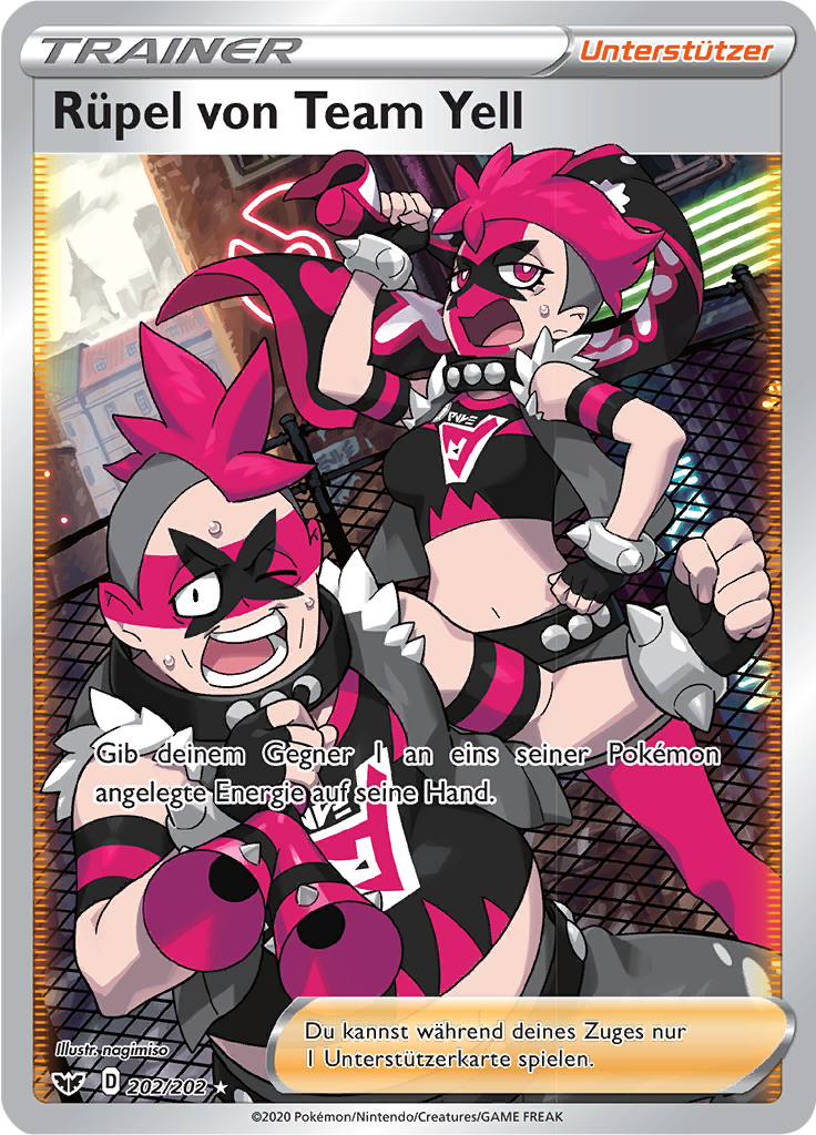 Rüpel von Team Yell