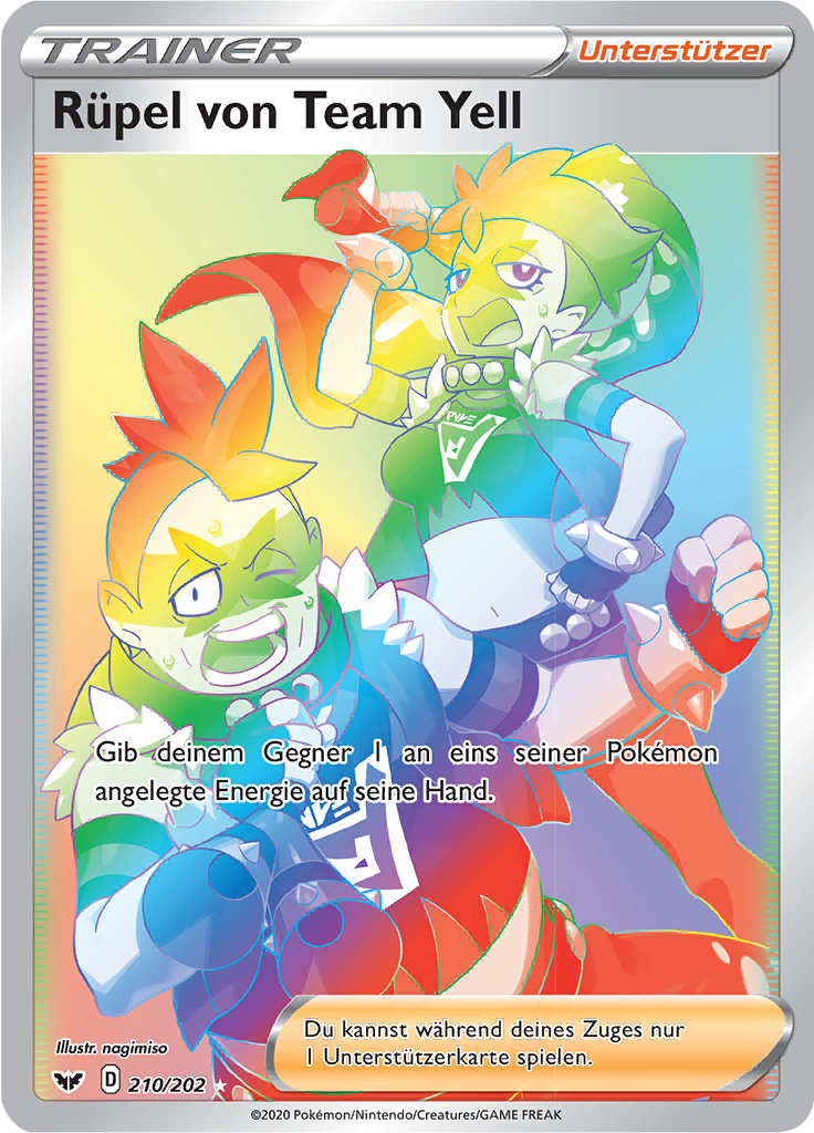 Rüpel von Team Yell