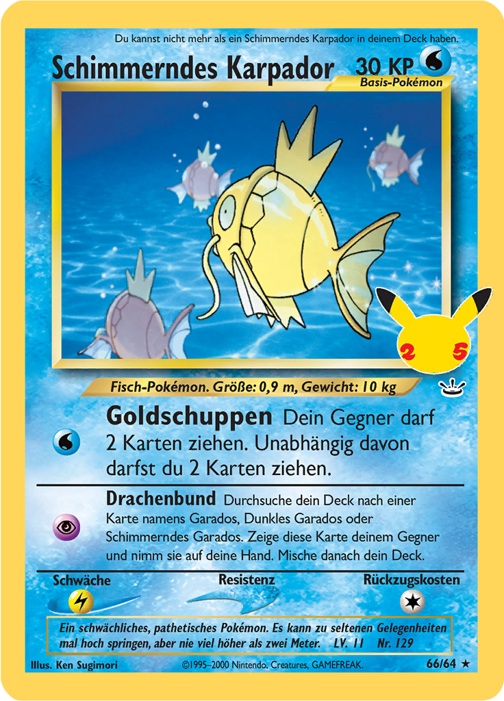 Schimmerndes Karpador