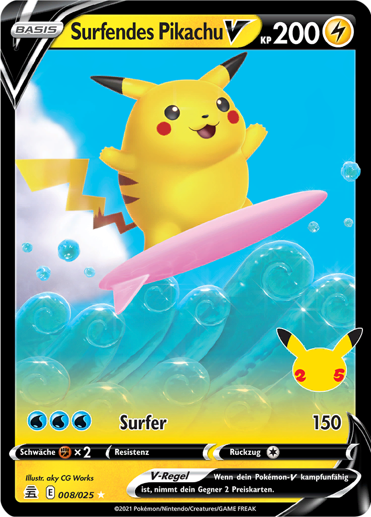 Surfendes Pikachu V