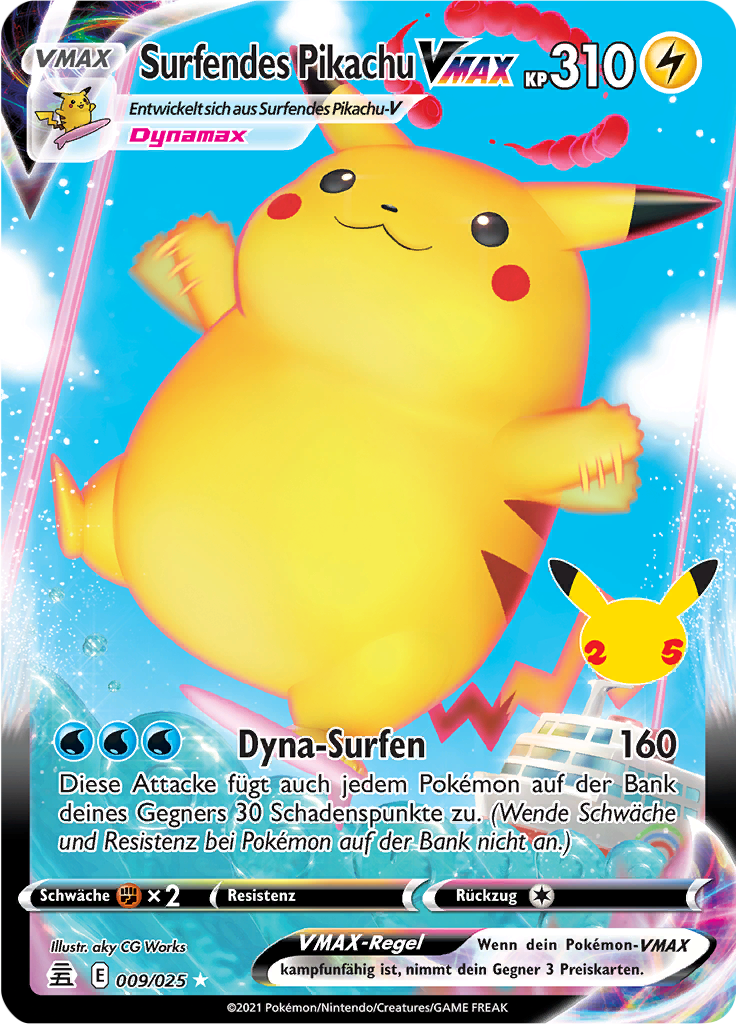 Surfendes Pikachu VMAX
