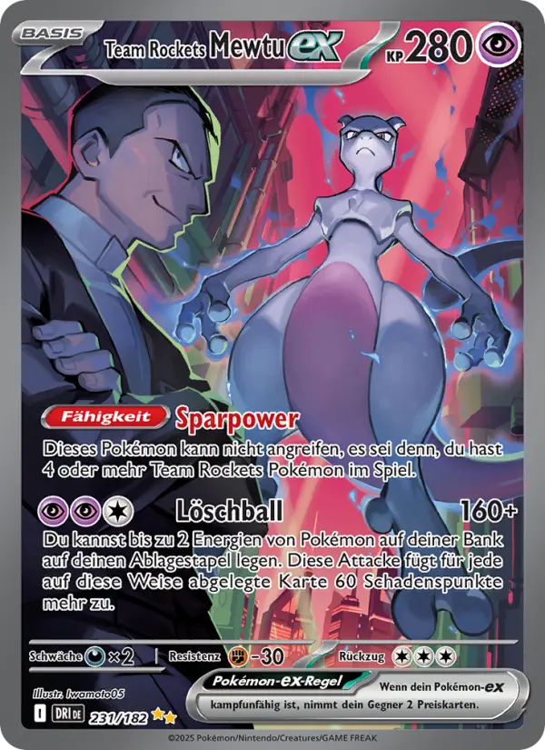 Team Rockets Mewtu-ex