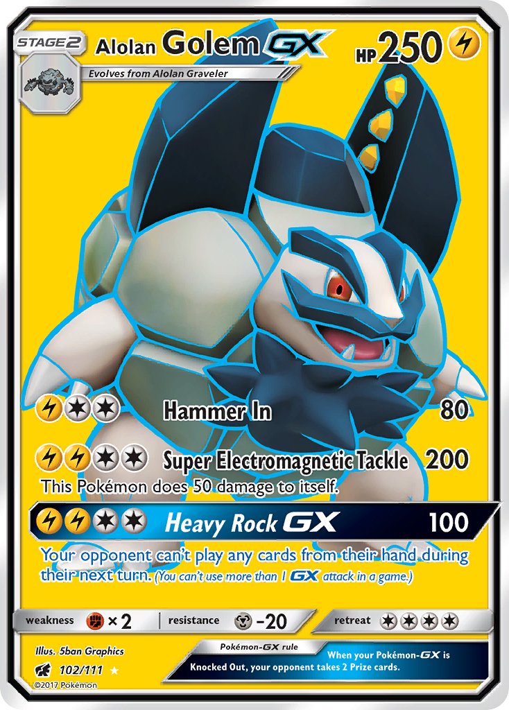 Alolan Golem GX