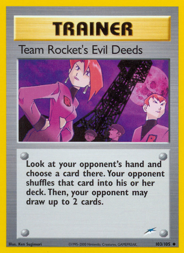 Team Rocket's Evil Deeds