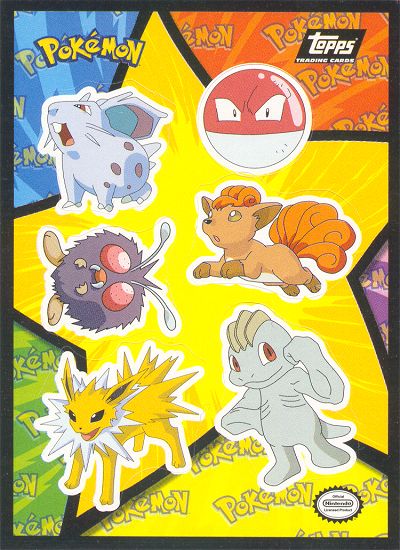 Nidoran♀, Voltorb, Venonat, Vulpix, Jolteon, Machop
